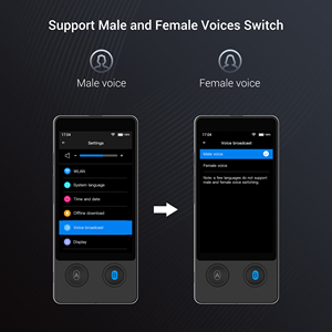 Factory W12 Translator Device Accurate Offline Online Translation 3.7&quot; Touch Screen Real-time Voice Translation in 144 <strong>Languages</strong> - Product Image 5