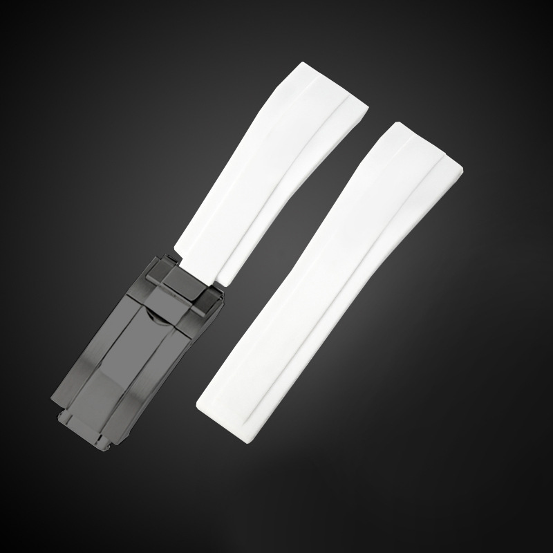 White band-black buckle
