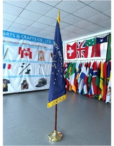 Bán Buôn Chất Lượng Cao Nhanh Chóng Vận Chuyển Trong Nhà Ngoài Trời Bằng Gỗ Đứng Tầng Văn Phòng Cờ Cực Với Eagle Top - Product Image 3