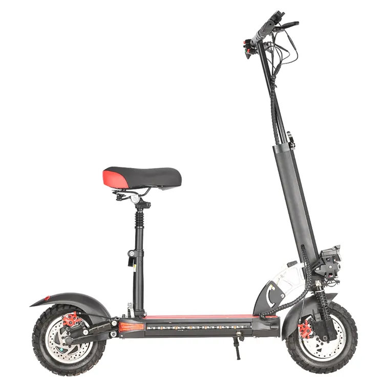 Consegna veloce di scooter elettrico pieghevole per adulti, scooter elettrico a due ruote da 500W, scooter elettrico pieghevole a caldo con sedile