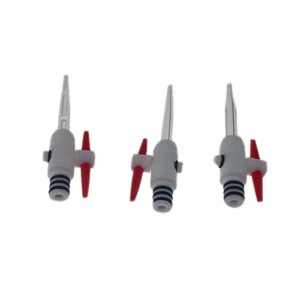 Burette Clase A con cordial recto PTFE llave de paso