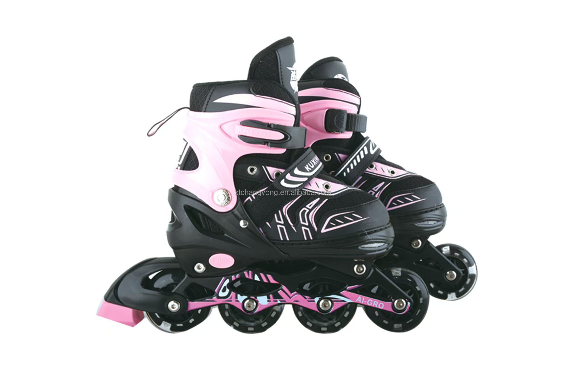 Negro y rosa