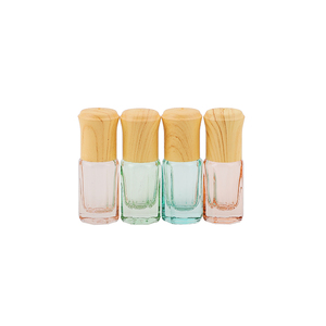 Altıgen 3ml cam Aroma şişesi küçük parfüm şişesi rolon şişe için uçucu yağ Toner Deodarant koku