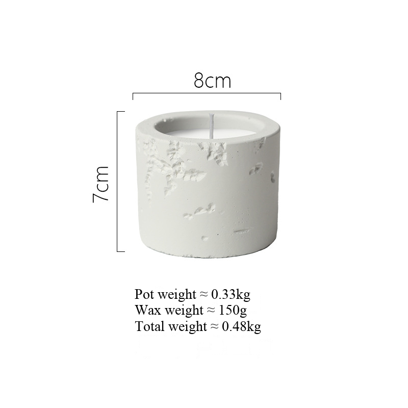 AK299-8 Bougie Tasse Nouveau Beige (Tasse Vide)
