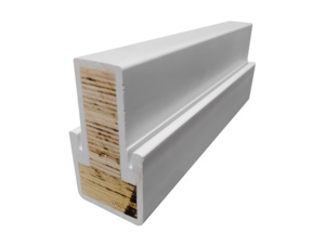 T-bar Mullion takviye LVL plastik profilleri ile sıcak satış PVC pencereler ve kapı çerçevesi - Product Image 5