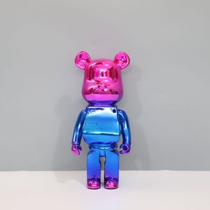 รูปปั้นเรซิ่นเรซิ่นเรซิ่นรูปการ์ตูนหมีรุนแรงสีแดง - Product Image 3