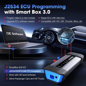 Lanciare X431 PRO 5 obd2 strumento di diagnostica J2534 strumento di riprogrammazione scanner ECU codifica Online con 50 + servizi con CANFD & DOIP - Product Image 3