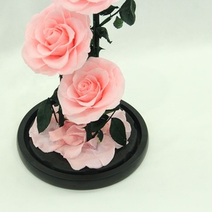 Rose Head A-Grade 7-8 Cm 3 Pcs Hoa Hồng Thủy Tinh Dome Bảo Quản Hoa DIY Chất Liệu Tanabata Valentine Của Ngày Quà Tặng - Product Image 5