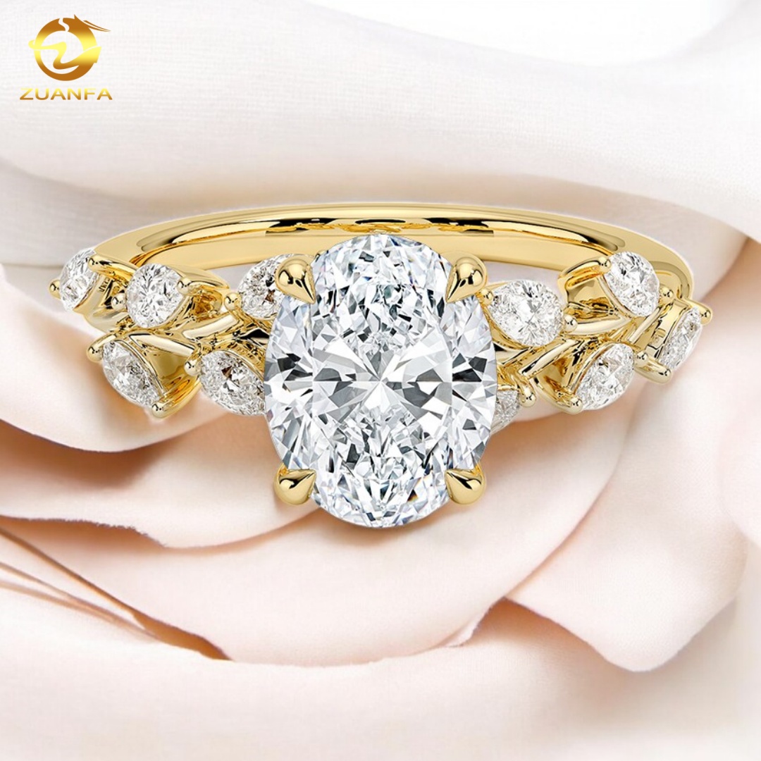 S925 Argent + moissanite