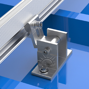 Factory Direct Wholesale Aluminum Solar Adjustable Back Base Roof Support <strong>Kit</strong> for Solar Roof Mounting System - Product Image 4
