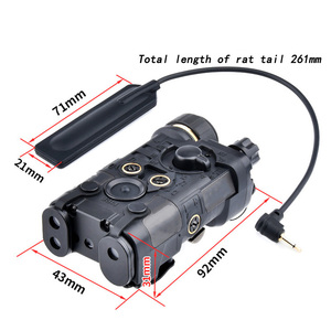 Lunette de visée <span class=keywords><strong>laser</strong></span> NGAL avec <span class=keywords><strong>laser</strong></span> IR + <span class=keywords><strong>laser</strong></span> rouge/vert/bleu + lampe torche LED blanche et interrupteur à pression à distance - Product Image 3