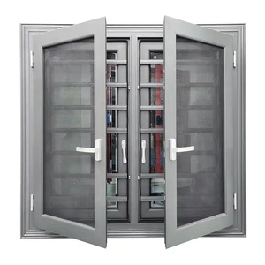 Exterior fixo canto isolado vidro quebrar frameless ghana portas e alumínio quadro tempestade térmica segurança grades para janelas