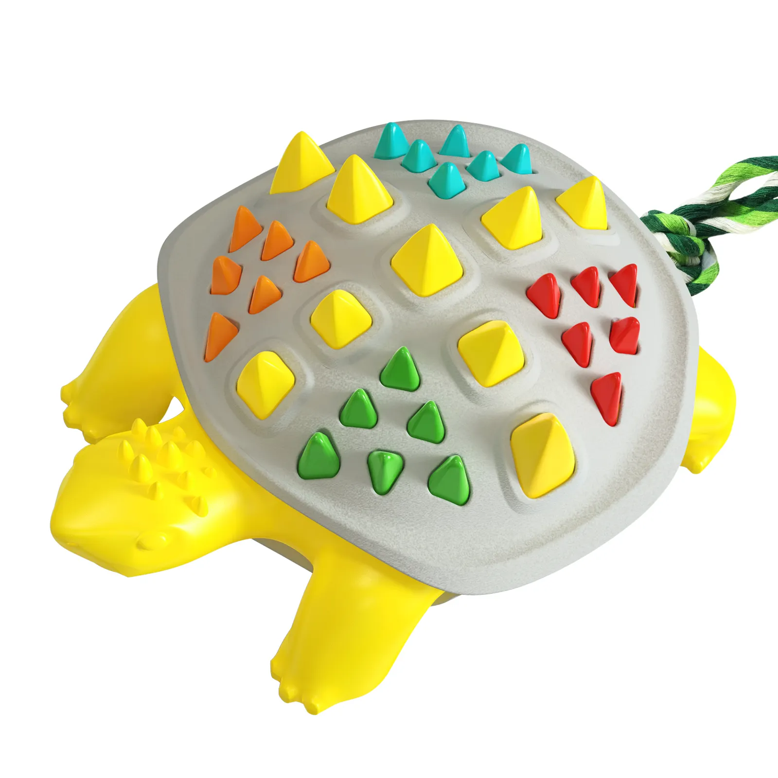 مضحك السلاحف البحرية الكلب لعبة الحيوانات الأليفة مادة بلاستيكية حرارية مطاطية ملونة لعب لعبة الكلب مضغ