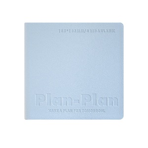 Planwith CUBE, cuaderno cuadrado de cuero suave cosido, impermeable, Material de PU, Bloc de notas portátil con pegamento, encuadernación en espiral para uso de bolsillo - Product Image 1
