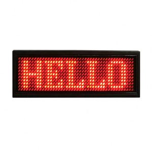 Display multilingue insegna a scorrimento a LED rossa ricaricabile/Badge nome/tabellone Tag messaggio - Product Image 1