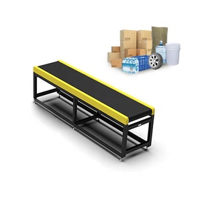 Máquina de la banda transportadora de goma de la PU del PVC con la velocidad ajustable para el almacén logístico expreso - Product Image 1