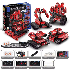 Großhandel Fabrik Oem Puzzle Spiel Home Vorschule Baby Roboter Stem Kit Kinder Diy Programmierung Lernspiel zeug Baustein Sets - Product Image 5