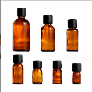Botella de aceite esencial vacía de vidrio francés brillante Negro de 5-100ml para el cuidado de la piel, frasco líquido de esencia para rímel, uso de gotas para ojos - Product Image 2