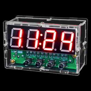 Kit di saldatura elettronica orologio elettronico multifunzione orologio digitale con cavo di alimentazione - Product Image 5