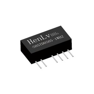 Monofásico 3 W 19-74 Vdc Entrada 5 Vdc 6 Convertidores CC/CC aislados de salida estabilizada única para aplicaciones de baja potencia Hecho PC - Product Image 3