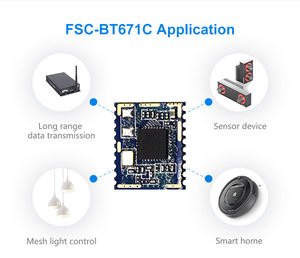 Programmier bare kleine Größe Classic & Low Energy BLE 5.2 SIG LE HID UART I2C SPI GATT Bluetooth Mesh-Modul unterstützt OTA Upgrade - Product Image 6