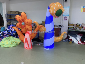 Hoa Bơm Hơi Đầy Màu Sắc Với Đèn LED Nụ Bơm Hơi Để Trang Trí Tiệc - Product Image 6