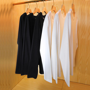 เสื้อยืดผ้าวาฟเฟิลแขนยาวปักลายด้วยความร้อนเสื้อยืดลำลองของ3441-D-Men - Product Image 3