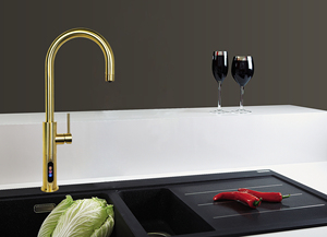 電気4 in1ブラッシュドゴールド沸騰水タップキッチンシンク用純水タップ - Product Image 6