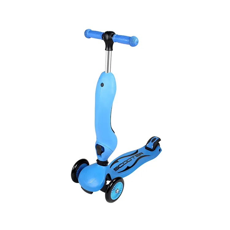 Wholesale 3 Wheel footed cheap kids scooter for toddlers/hot sale light up children scooter/plastic kids scooter