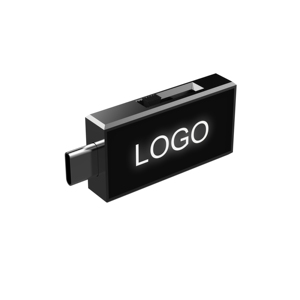 USB C portu ile Mini 3.0 tip C USB Flash sürücü Memory Stick 8GB 16GB 32GB Pendrive özel LED Logo - Product Image 5