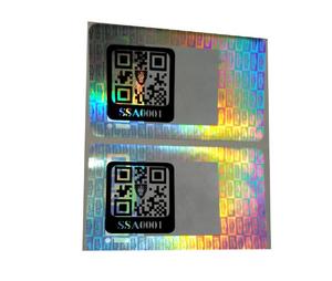 QR <strong>Code</strong> Running Number <strong>Verification</strong> <strong>Code</strong> Laser 3D Hologram Sticker Label - Product Image 2