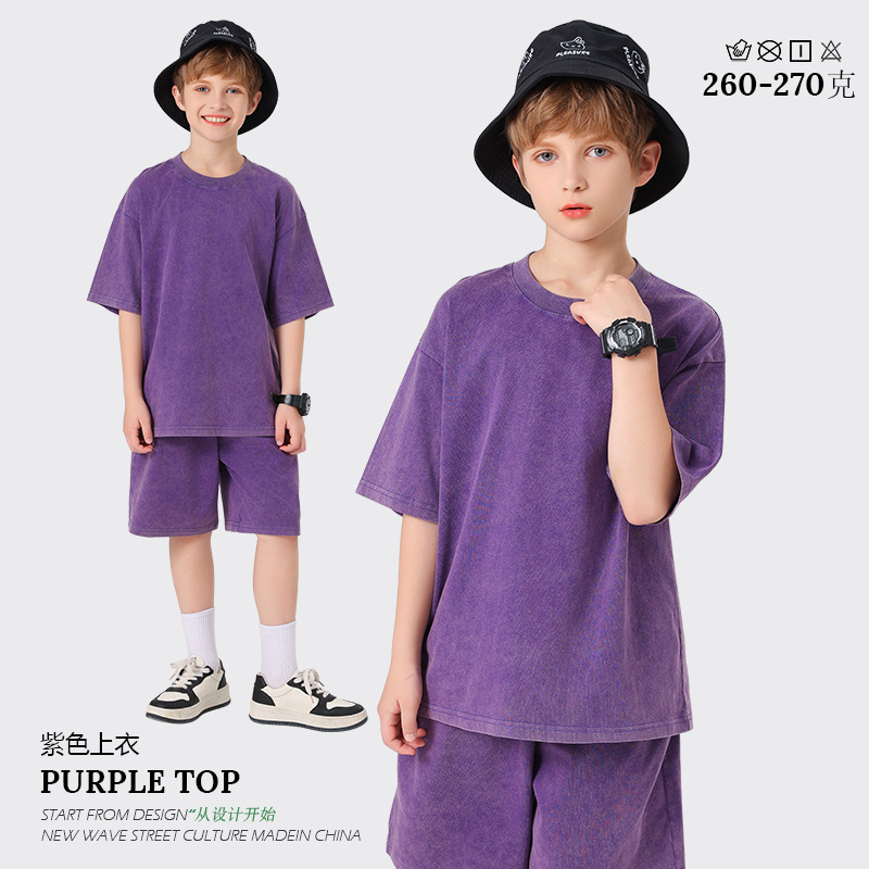 T-shirt viola - Saltato in padella