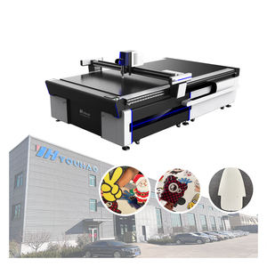 YOUHAO 2024 CNC dijital salınan bıçak kesme makinesi için Flatbed masa kesici kumaş tekstil KT kurulu köpük PVC EVA - Product Image 1