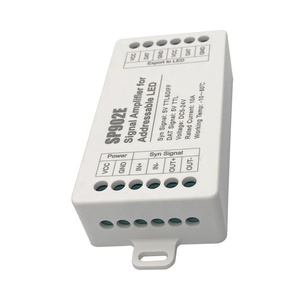 Усилитель сигнала SP902E 5V-TTL RS485 адресуемый RGB IC Светодиодная лента расширитель SPT сигнал суб-контроль усилитель DC5-24V - Product Image 5
