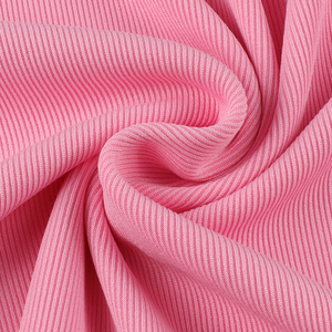 Cao cấp 1*2 sườn 240 GSM 94% <span class=keywords><strong>Polyester</strong></span> 6% Spandex dệt kim sườn vải <span class=keywords><strong>Polyester</strong></span> Spandex vải cho Ăn mặc - Product Image 5