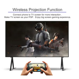 Grande schermo TV 75 85 95 pollici Android TV in vetro temperato 4K UHD LED Smart TV