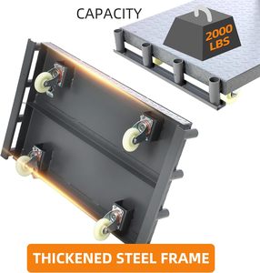 Çelik Panel kamyon ağır Platform el arabası kereste arabaları alçıpan Dolly Flatbed sepeti bagaj kuru ahşap için 2 korkuluk ile