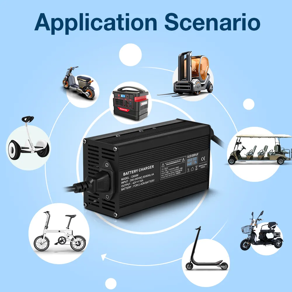 सीई इलेक्ट्रॉनिक चार्जर कारखाने की आपूर्ति C600M 54.6V 10A ली आयन के लिए चार्जर्स बिजली tricycle, बिजली, स्कूटर