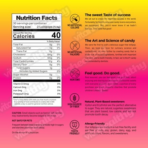 Vitahealthy OEM/ODM Bán Buôn Thông Minh Kẹo <span class=keywords><strong>Lollipop</strong></span> Thực Phẩm Hữu Cơ Cấp Kẹo Cho Sức Khỏe Không Biến Đổi Gen Thông Minh Kẹo <span class=keywords><strong>Lollipop</strong></span> - Product Image 3