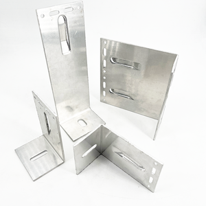 Design moderno resistente alla ruggine telaio di supporto in metallo morsetto in alluminio staffa singola per il sistema di rivestimento della facciata - Product Image 6