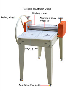 Aluminum Alloy Double Axis <strong>Clay</strong> Plate <strong>Machine</strong> <strong>Clay</strong> Rolling <strong>Machine</strong> <strong>for</strong> Press <strong>Clay</strong>