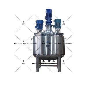 1T-5T/Batch uscita linea adesiva granulare Hot Melt continua agitato serbatoio reattore miscelatore - Product Image 5