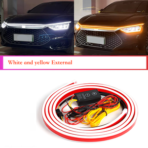 MRD ไฟฝากระโปรงรถ LED แบบยืดหยุ่นริบบิ้นไฟบรรยากาศหลากสีไฟเดี่ยวหรือ RGB พร้อมระบบเริ่มต้นเคลื่อนไหวตามลำดับ - Product Image 4