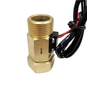 Sensor de flujo de agua G1/2 "3/4", medidor de flujo de latón de efecto Hall, 3-24V CC para máquina de agua, medidor de flujo Digital con salida de pulso