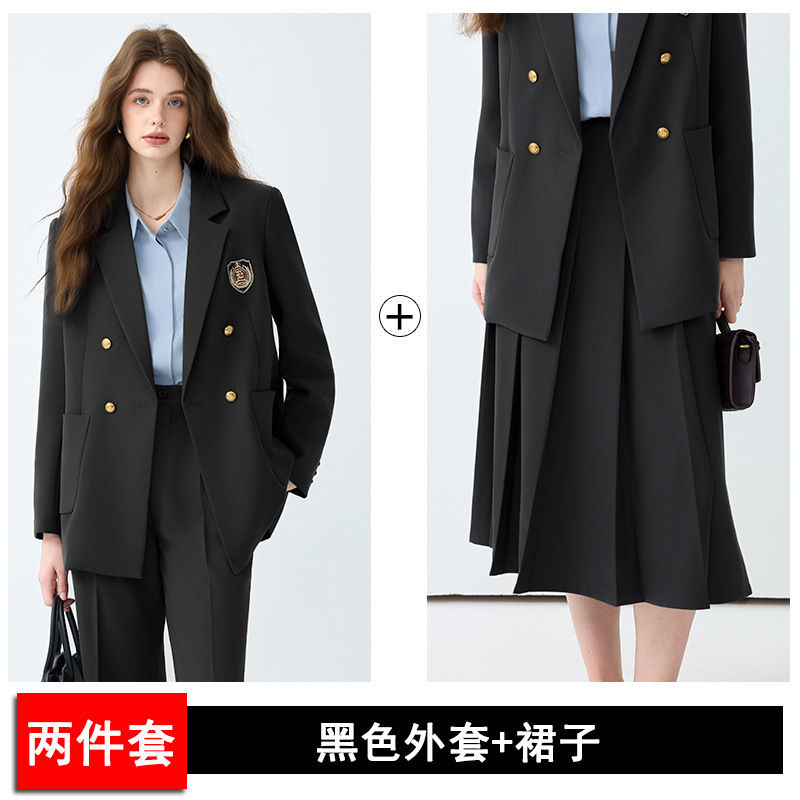 Black suit skirt