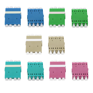 4-Port LC <strong>APC</strong>/UPC Quad Fiber Optic Adapter with Flan LC Four-Mode Optical Fiber Network-Compatible SDK - Product Image 3