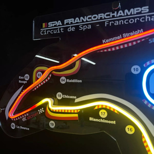 <strong>Circuit</strong> of Spa-Francorchamps Neon Race Track <strong>F1</strong> Formula Neon Sign - Product Image 4