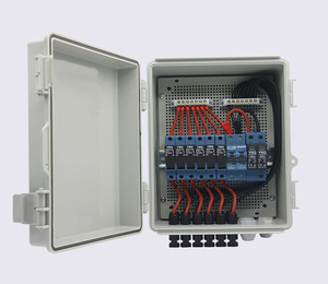 防水IP66PV6/16入力1出力1000V46ストリング15AABSソーラーPVアレイコンバイナーボックスDCブレーカー付きソーラーパネル - Product Image 2