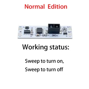Módulo capacitivo de Interruptor táctil 5V-24V 3A Lámparas de control de atenuación LED Componentes activos Sensor de mano de barrido de escaneo de corta distancia - Product Image 2