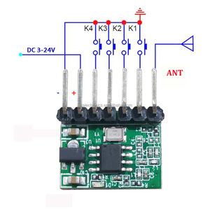 433 MHz drahtloses Übertragungsmodul TX118SA-4 Fernbedienung EV1527 Codierungsmodul kompatibel mit RX-480E - Product Image 1